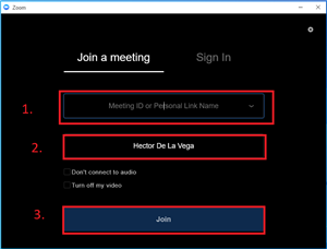 Zoom Step 3 Login 